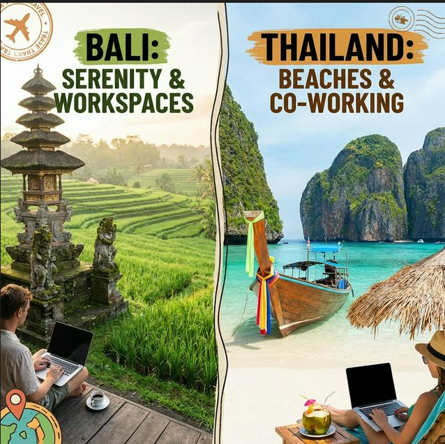 Digital Nomad Tax Havens: Bali vs Thailand 2026