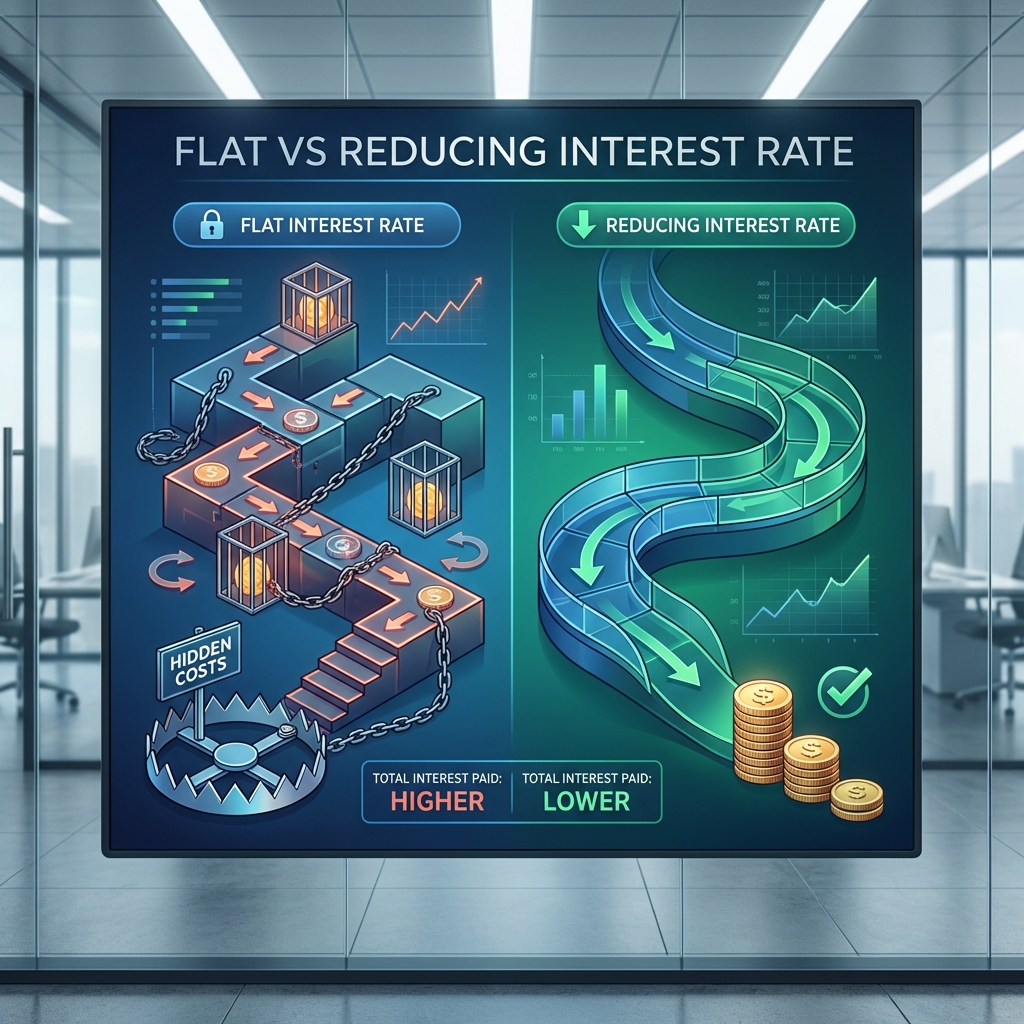 Flat vs Reducing Interest: The Hidden Truth